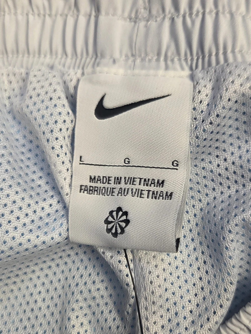 Nike Force Light Blue and Navy Track Pants